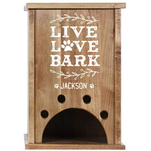 Load image into Gallery viewer, Personalized Pet Toy Box - Live Love Bark