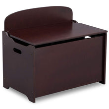 Load image into Gallery viewer, Delta Children MySize Deluxe Toy Box, Dark Chocolate