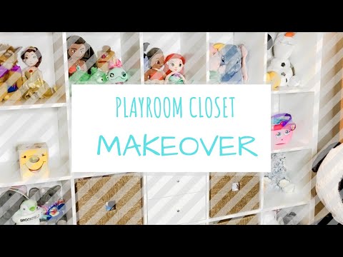 Playroom Closet Organization | Clean and Organize With Me | Toddler Playroom