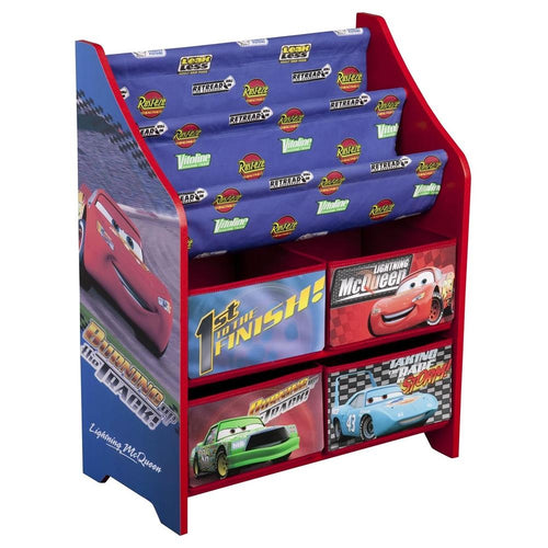 Delta Children's Products - Disney Cars Book and Toy Organizer
