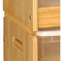 069BRNA Toy Organizer Brackets in Natural
