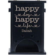 Load image into Gallery viewer, Personalized Pine Pet Toy Box - Happy Dog Happy Life