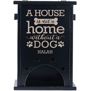 Personalized Pine Wood Toy Storage - A House Is Not A Home