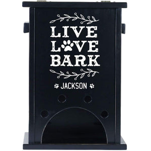 Personalized Pet Toy Box - Live Love Bark