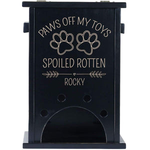 Personalized Pet Toy Box - Spoiled Rotten