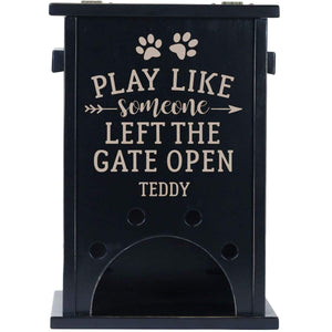 Personalized Pine Pet Toy Box - Play Like Someone