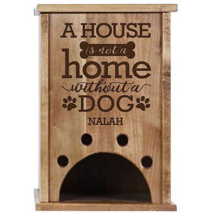 Personalized Pine Wood Toy Storage - A House Is Not A Home