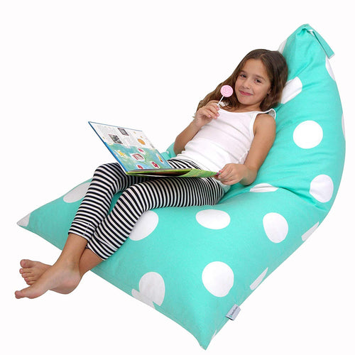 Butterfly Craze Stuffed Animal Storage Bean Bag Chair – Stuff ‘n Sit Toy Bag Floor Lounger for Kids, Teens and Adult |Extra Large 200L/52 Gal Capacity |Premium Cotton Canvas (Teal)